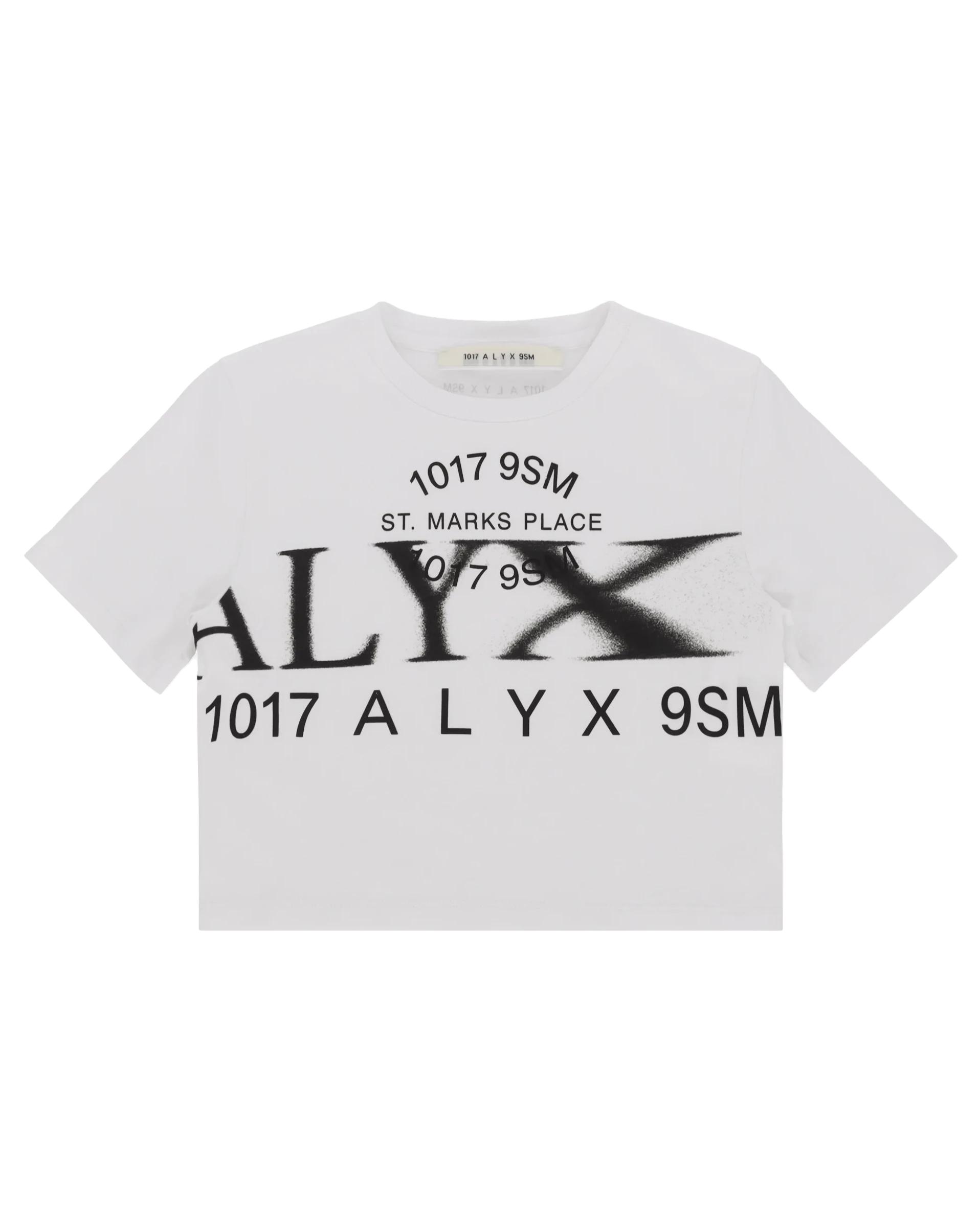 ALYX - Women's Logo Cropped Tee - (White) by ALYX