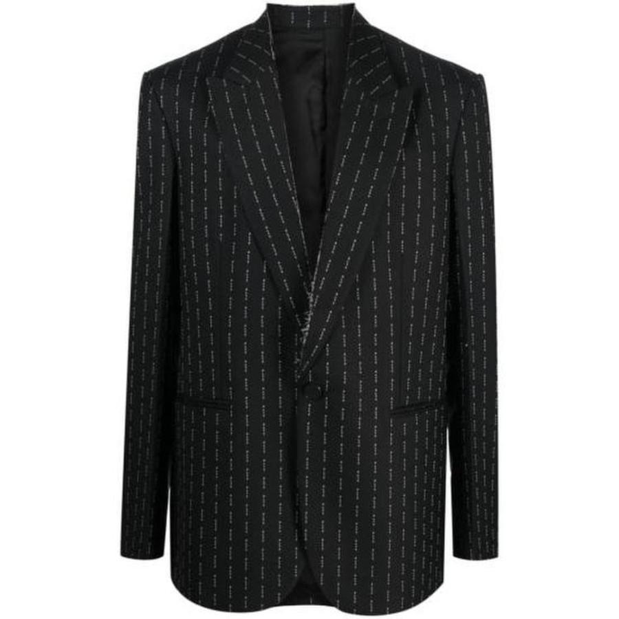 Alyx Mens Pinstrip Embroidered Blazer by ALYX