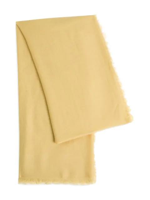 cashmere fringed scarf by AMA PURE