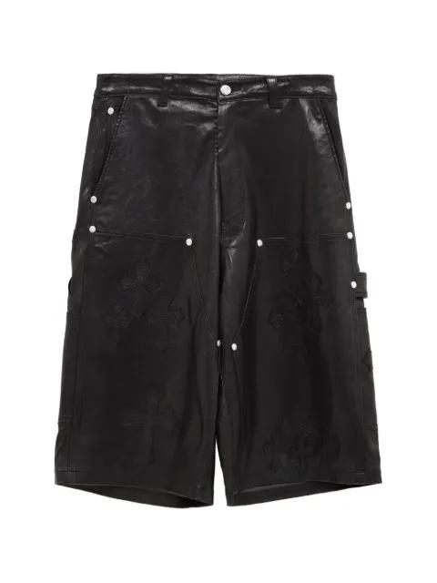 cross-motif shorts by AMAL GUESSOUS
