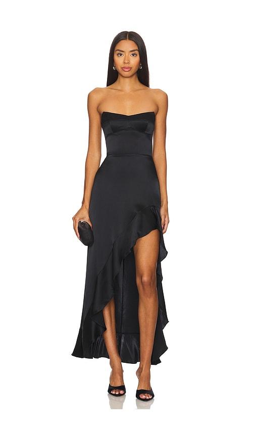 Amanda Uprichard Alyse Dress in Black by AMANDA UPRICHARD