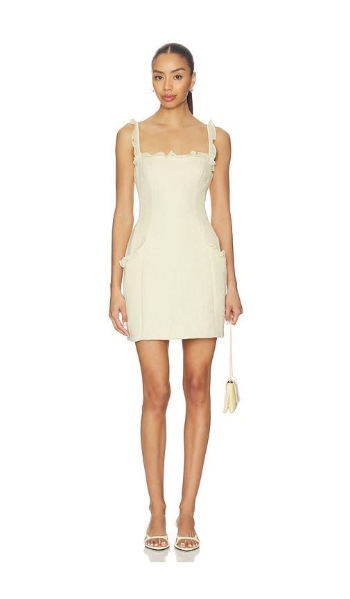 Amanda Uprichard Andreina Dress in Lemon by AMANDA UPRICHARD