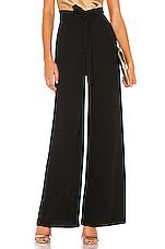 Amanda Uprichard Ariya Pant in Black by AMANDA UPRICHARD