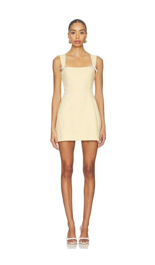 Amanda Uprichard Baylee Romper in Lemon by AMANDA UPRICHARD