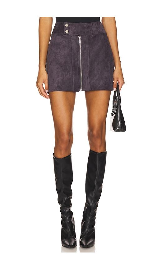 Amanda Uprichard Becker Skirt in Grey by AMANDA UPRICHARD