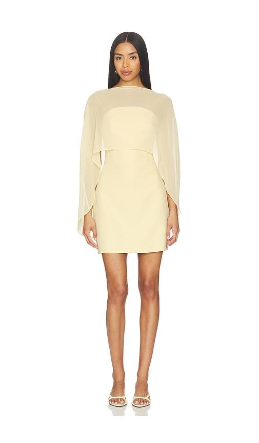 Amanda Uprichard Berkshire Mini Dress in Yellow by AMANDA UPRICHARD