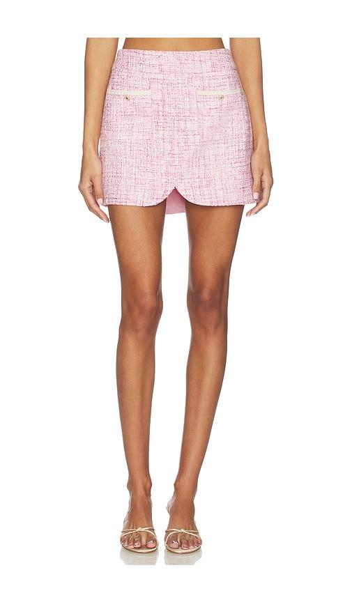 Amanda Uprichard Caligari Skirt in Pink by AMANDA UPRICHARD