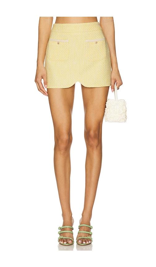 Amanda Uprichard Caligari Skirt in Yellow by AMANDA UPRICHARD
