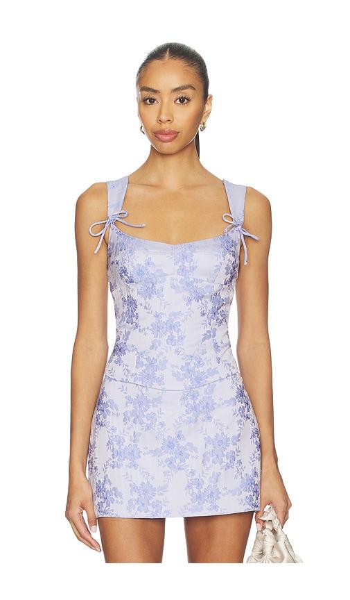 Amanda Uprichard Candice Top in Lavender by AMANDA UPRICHARD