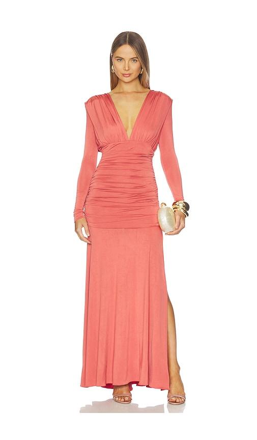 Amanda Uprichard Eva Gown in Pink, orange by AMANDA UPRICHARD