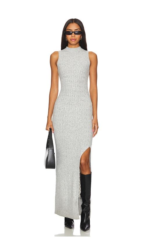 Amanda Uprichard Isla Dress in Grey by AMANDA UPRICHARD