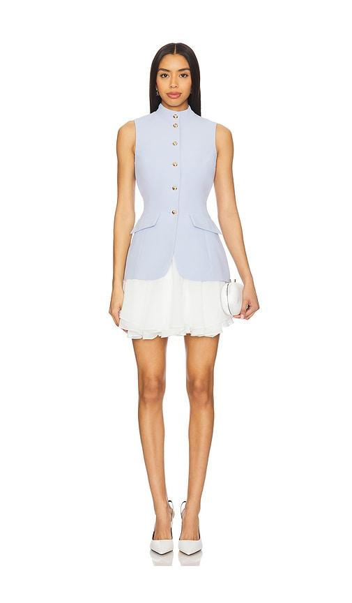 Amanda Uprichard Justine Dress in Baby Blue by AMANDA UPRICHARD