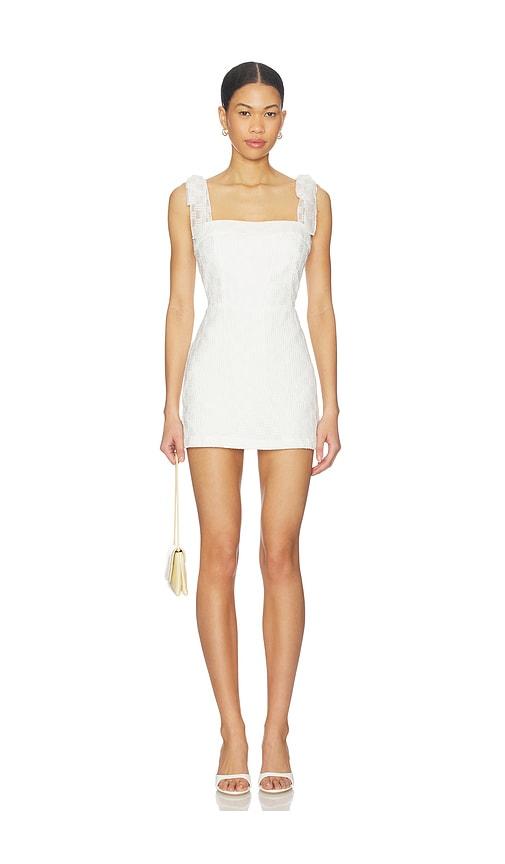 Amanda Uprichard Keenan Skort Romper in White by AMANDA UPRICHARD