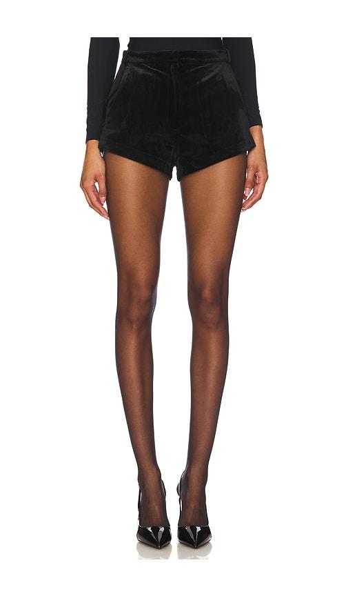 Amanda Uprichard Kelso Shorts in Black by AMANDA UPRICHARD