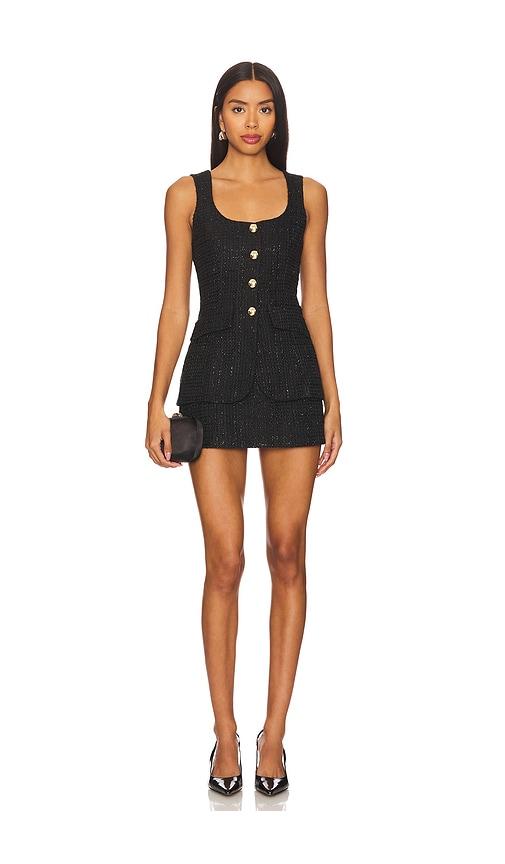 Amanda Uprichard Kya Romper in Black by AMANDA UPRICHARD