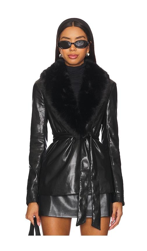 Amanda Uprichard Lancetti Jacket in Black by AMANDA UPRICHARD