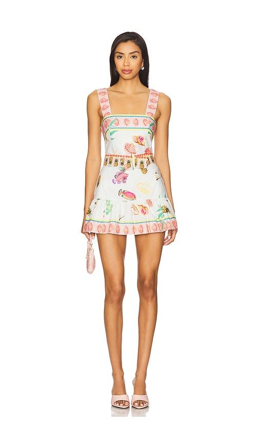 Amanda Uprichard Lena Skort Romper in White by AMANDA UPRICHARD
