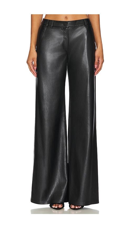 Amanda Uprichard Lennon Pants in Black by AMANDA UPRICHARD