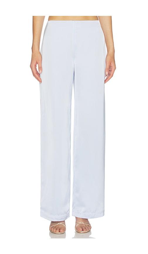 Amanda Uprichard Linda Pants in Baby Blue by AMANDA UPRICHARD