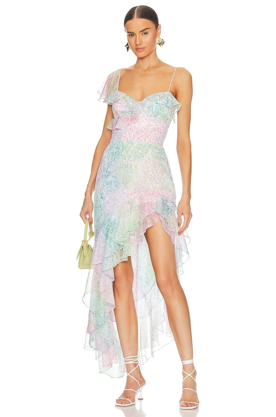 Amanda Uprichard Lively Dress in Green by AMANDA UPRICHARD