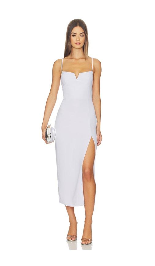 Amanda Uprichard Lyra Midi Dress in Lavender by AMANDA UPRICHARD