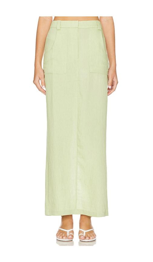 Amanda Uprichard Masters Skirt in Green by AMANDA UPRICHARD
