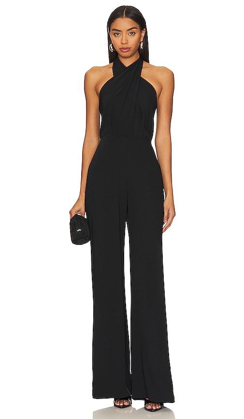 Amanda Uprichard Mezcal Jumpsuit in Black by AMANDA UPRICHARD