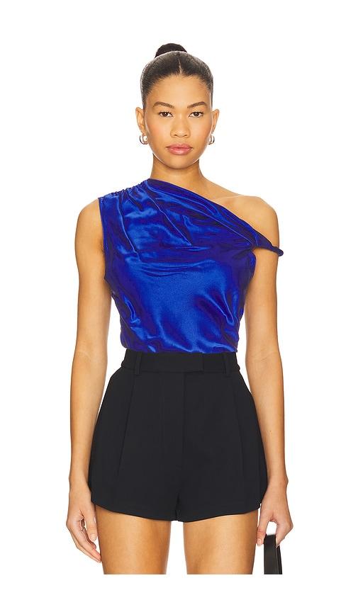 Amanda Uprichard Modesto Top in Royal by AMANDA UPRICHARD