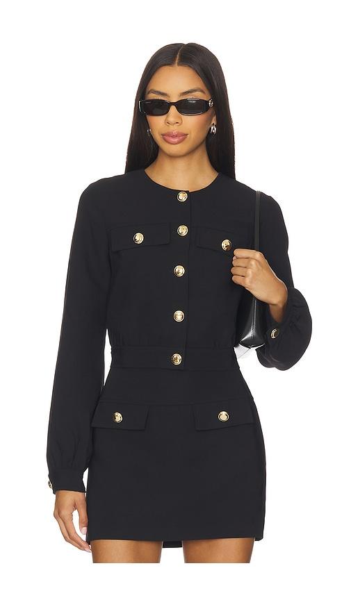 Amanda Uprichard Nina Jacket in Black by AMANDA UPRICHARD