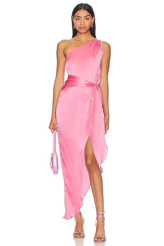 Amanda Uprichard Palmira Maxi Dress in Pink by AMANDA UPRICHARD