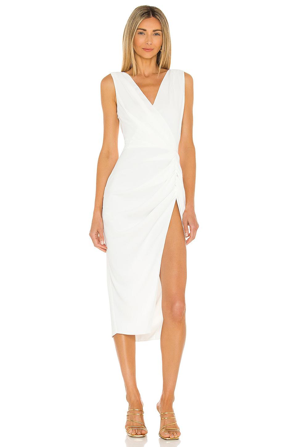 Amanda Uprichard Pomona Dress in Ivory by AMANDA UPRICHARD