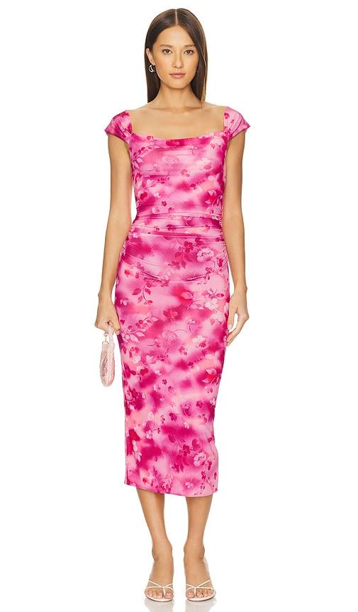 Amanda Uprichard Rebecca Dress in Pink by AMANDA UPRICHARD