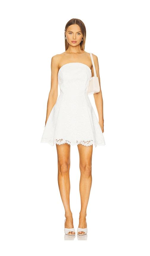 Amanda Uprichard Romilly Dress in White by AMANDA UPRICHARD
