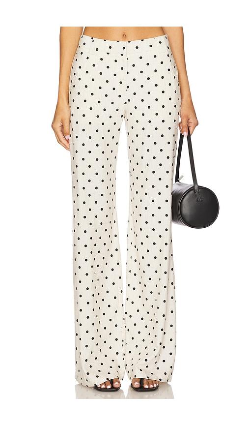 Amanda Uprichard Saddler Pants in Beige by AMANDA UPRICHARD