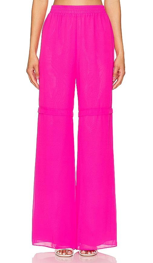 Amanda Uprichard Sarasota Pants in Fuchsia by AMANDA UPRICHARD