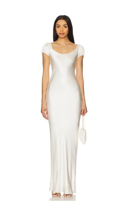 Amanda Uprichard Senna Maxi in Ivory by AMANDA UPRICHARD Amanda Uprichard Senna Maxi in Ivory by AMANDA UPRICHARD