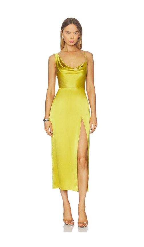 Amanda Uprichard Svetlana Dress in Yellow by AMANDA UPRICHARD