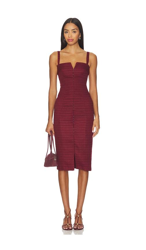 Amanda Uprichard Tisha Dress in Red by AMANDA UPRICHARD
