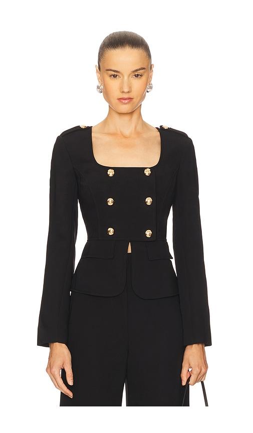 Amanda Uprichard Tompkins Jacket in Black by AMANDA UPRICHARD
