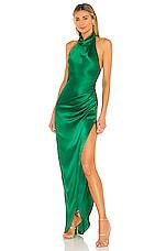 Amanda Uprichard X REVOLVE Samba Gown in Green by AMANDA UPRICHARD