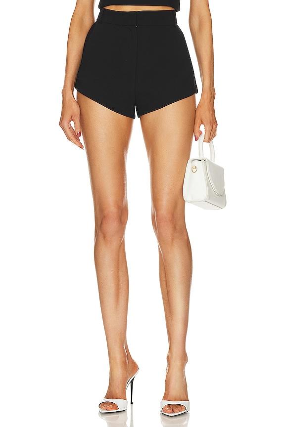 Amanda Uprichard X Revolve Kelso Shorts in Black by AMANDA UPRICHARD