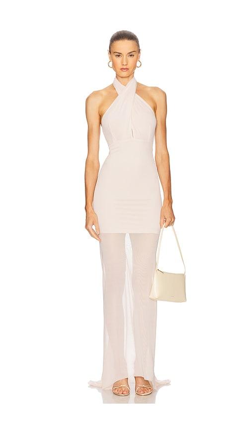 Amanda Uprichard x REVOLVE Alaina Gown in Cream by AMANDA UPRICHARD
