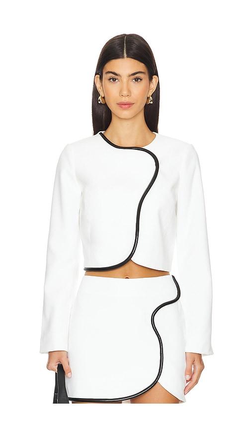 Amanda Uprichard x REVOLVE Andie Jacket in Ivory by AMANDA UPRICHARD
