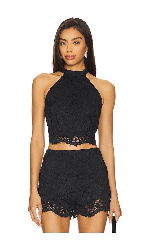 Amanda Uprichard x REVOLVE Brynley Top in Black by AMANDA UPRICHARD