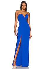 Amanda Uprichard x REVOLVE Cherri Gown in Blue by AMANDA UPRICHARD