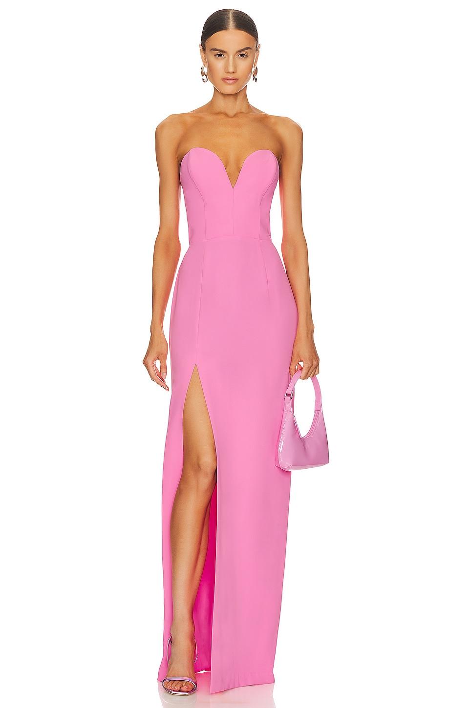 Amanda Uprichard x REVOLVE Cherri Gown in Pink by AMANDA UPRICHARD
