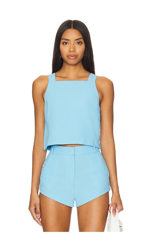 Amanda Uprichard x REVOLVE Harley Top in Baby Blue by AMANDA UPRICHARD