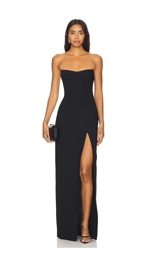 Amanda Uprichard x REVOLVE Ivy Gown in Black by AMANDA UPRICHARD