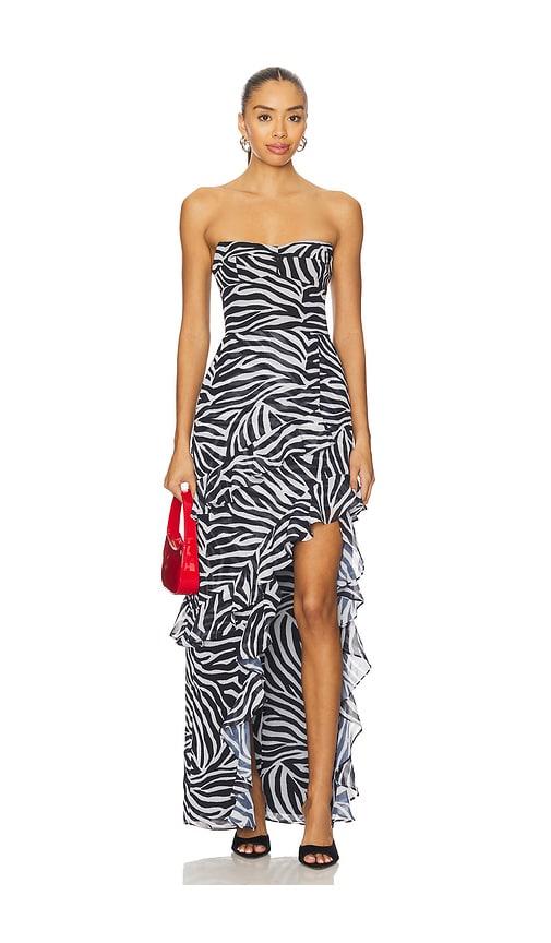 Amanda Uprichard x REVOLVE Magnolia Dress in Black,White by AMANDA UPRICHARD