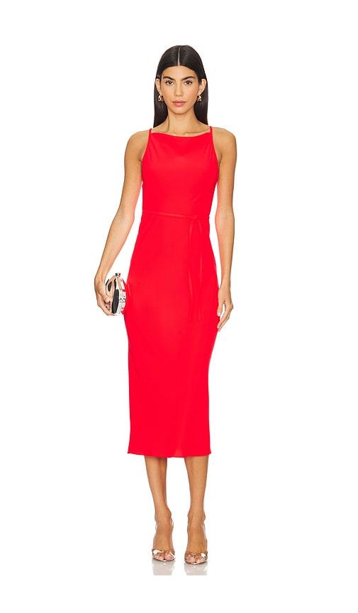 Amanda Uprichard x REVOLVE Shaelyn Dress in Red by AMANDA UPRICHARD